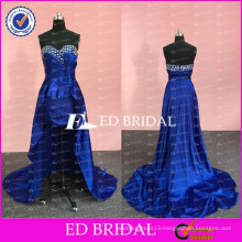 ED Bridal New Collection Royal Blue Beaded Sweetheart Short Front Long Back Prom Dress 2017